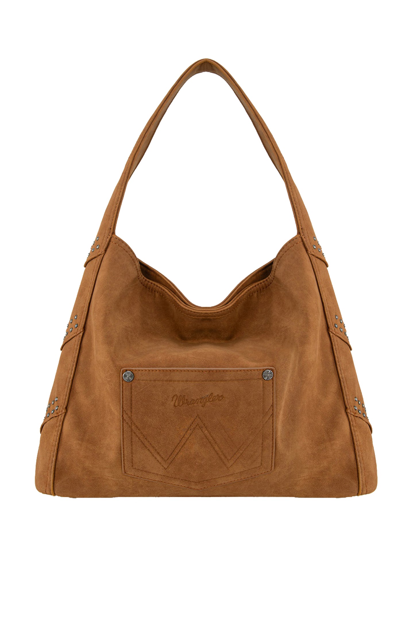Wrangler Shiloh Fringe Studded Bag - Tan