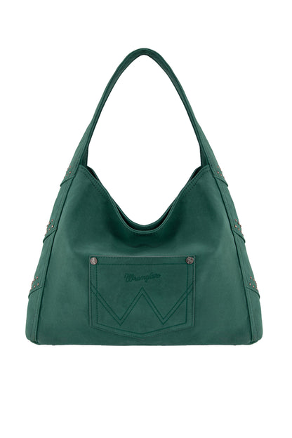Wrangler Shiloh Fringe Studded Bag - Turquoise