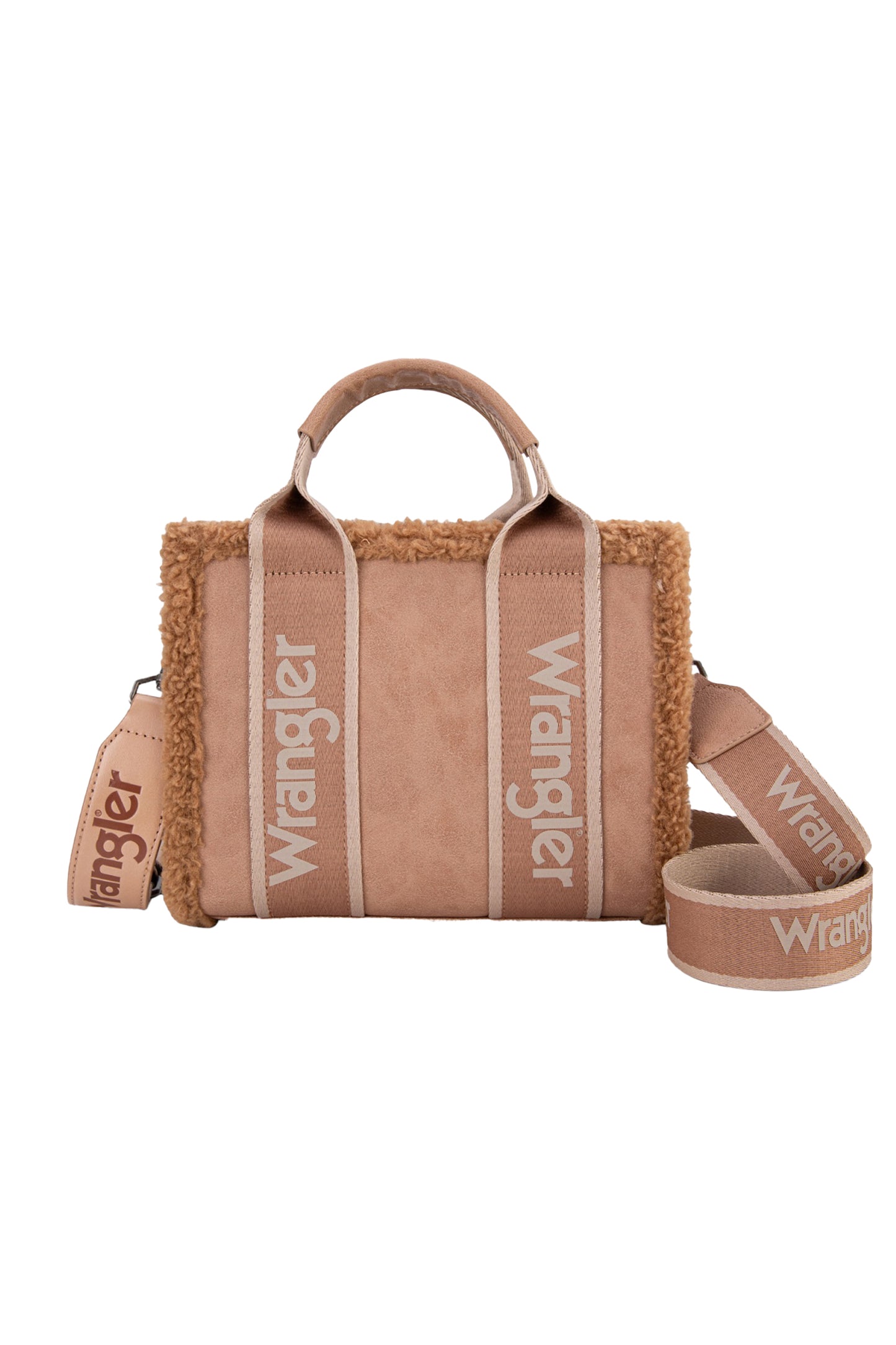 Wrangler Sherpa Logo Small Crossbody Bag - Camel
