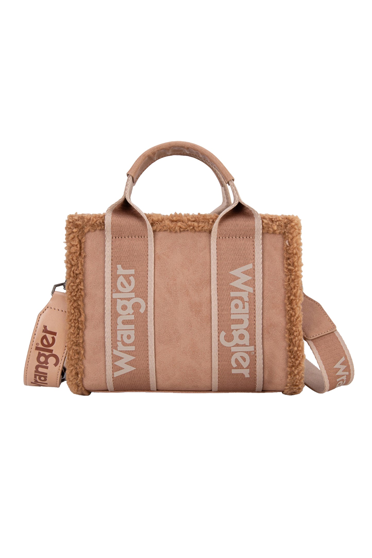 Wrangler Sherpa Logo Small Crossbody Bag - Camel