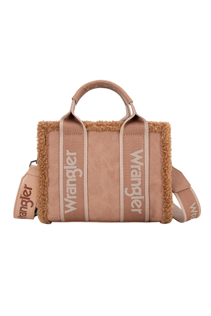 Wrangler Sherpa Logo Small Crossbody Bag - Camel