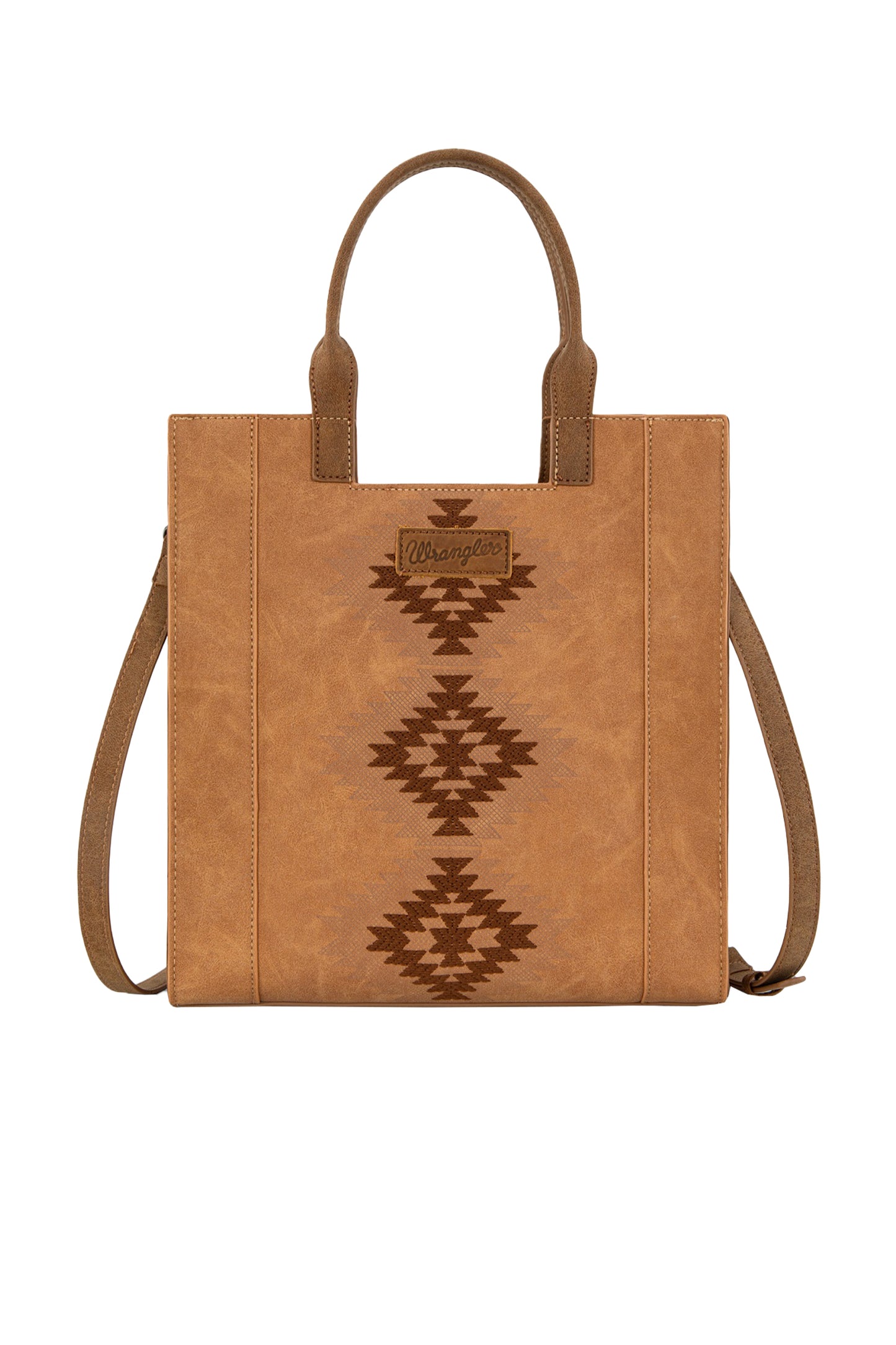 Wrangler Harper Aztec Crossbody Bag - Tan