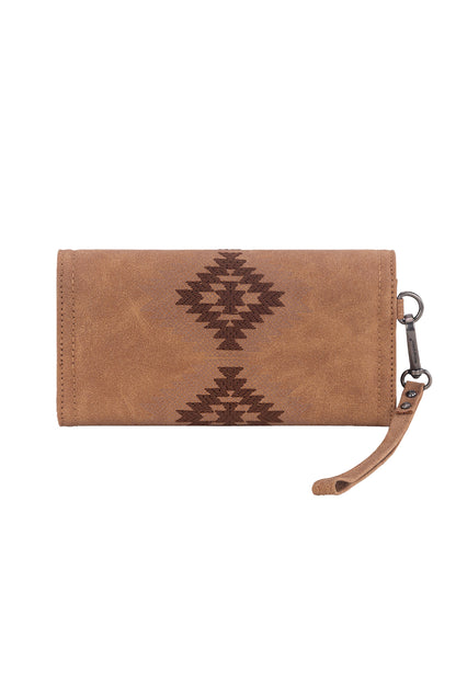 Wrangler Harper Aztec Wallet - Tan