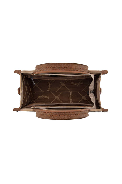 Wrangler Feature Buckle Crossbody Bag - Tan