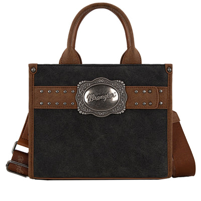 Wrangler Feature Buckle Crossbody Bag - Black