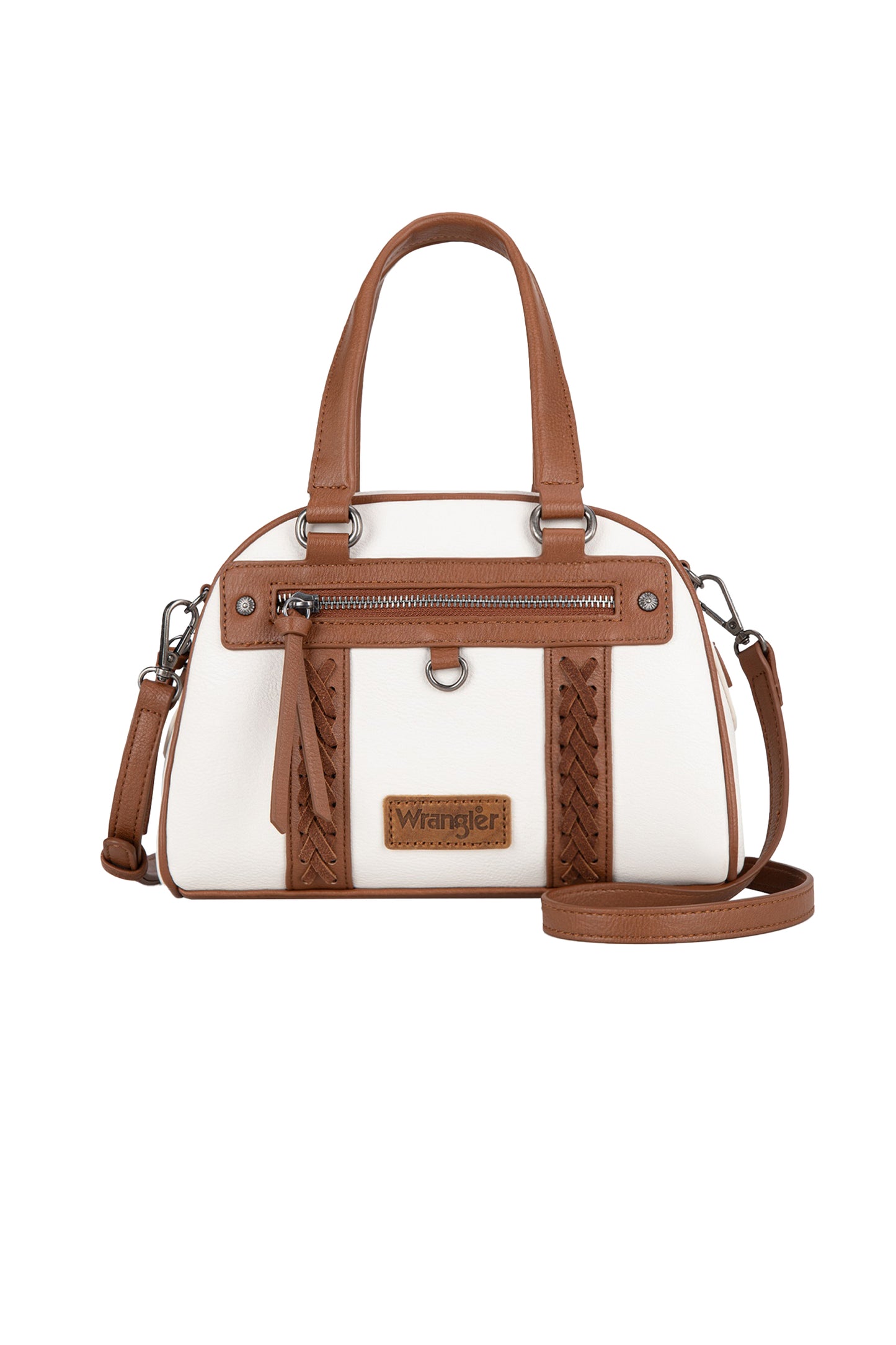 Wrangler Whipstitch Crossbody Bag - Beige/Tan