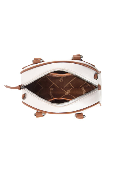 Wrangler Whipstitch Crossbody Bag - Beige/Tan