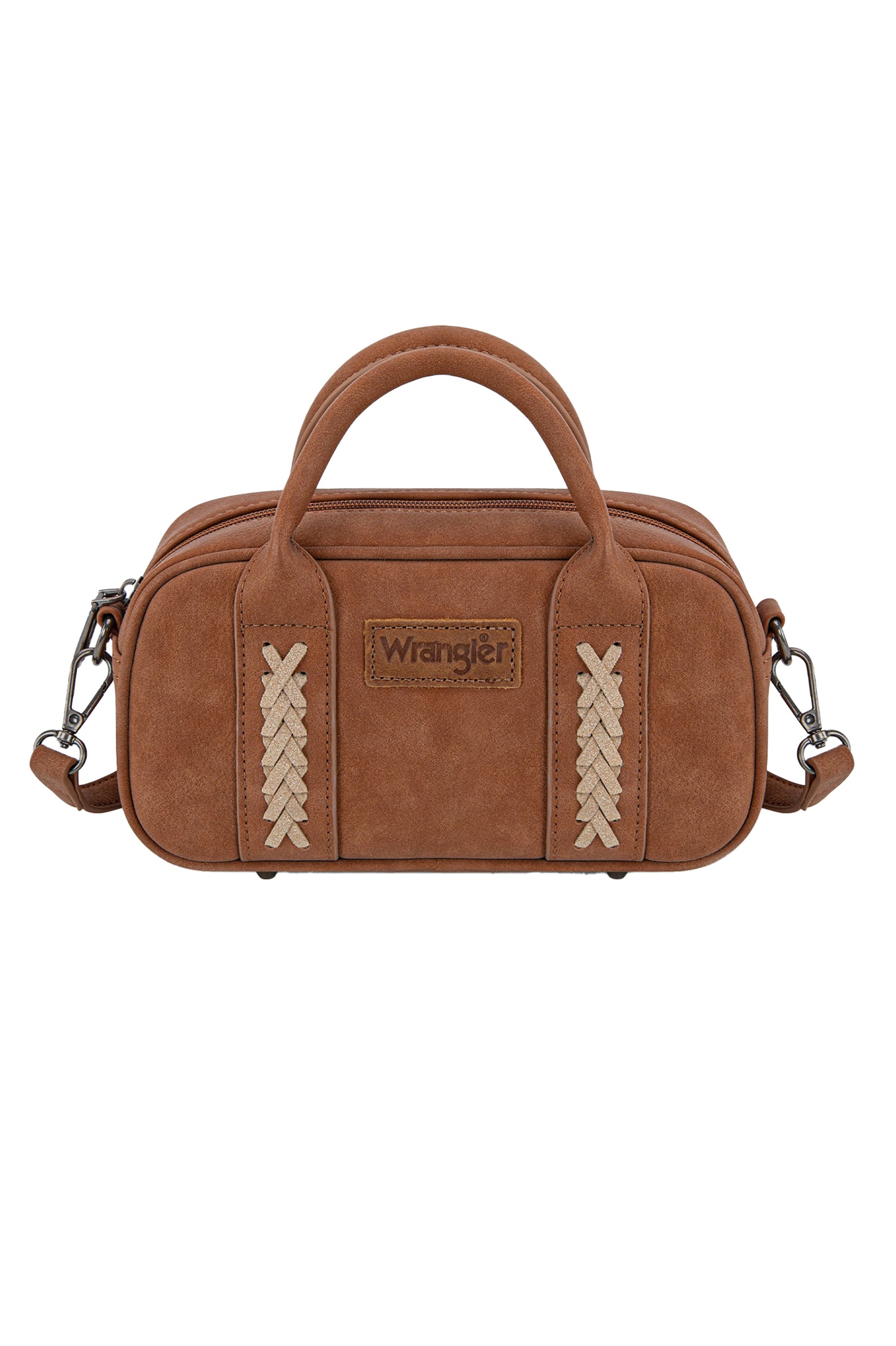 Wrangler Mini Whipstitch Crossbody Bag - Tan