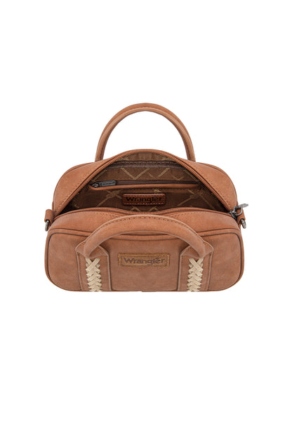 Wrangler Mini Whipstitch Crossbody Bag - Tan