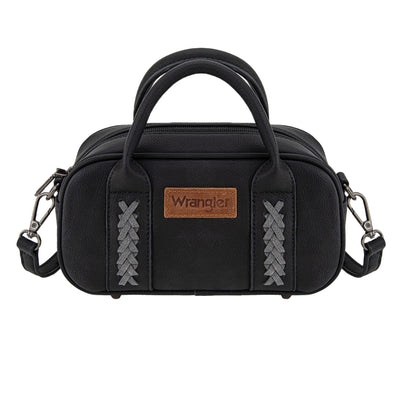 Wrangler Mini Whipstitch Crossbody Bag - Black