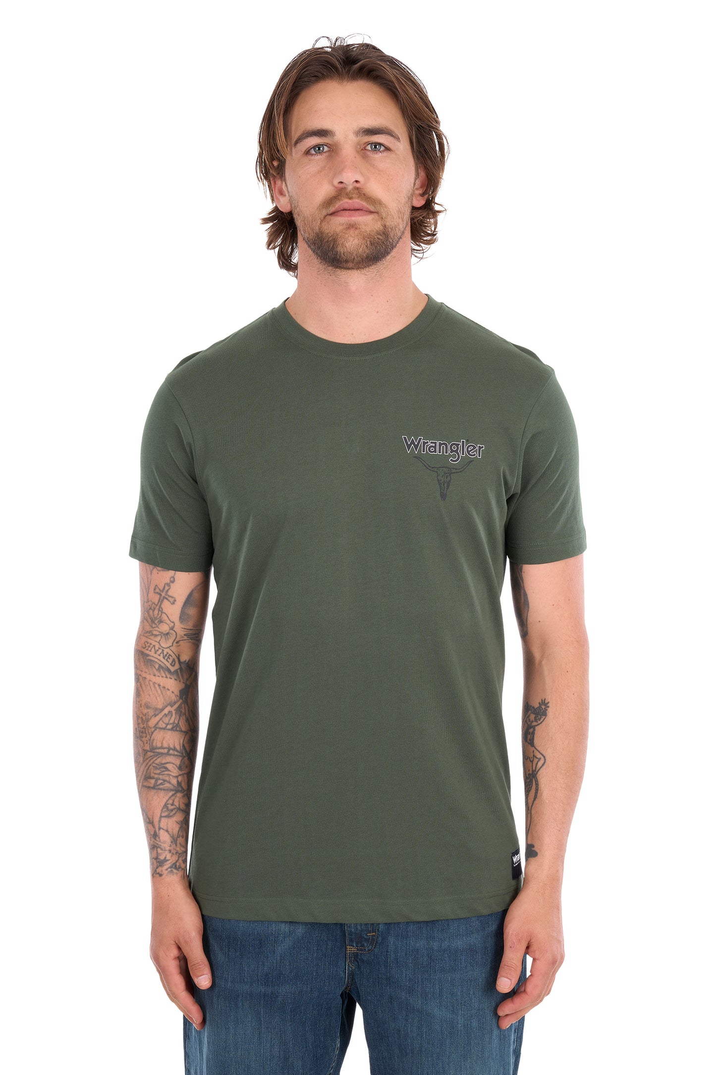 Wrangler Men’s Jay Short Sleeve Tee - Cypress