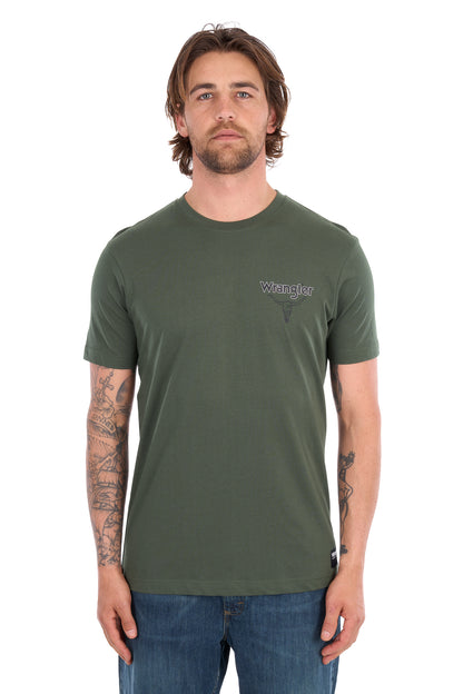 Wrangler Men’s Jay Short Sleeve Tee - Cypress