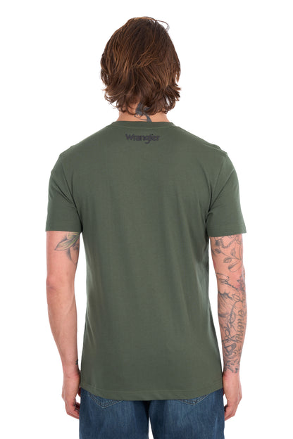 Wrangler Men’s Jay Short Sleeve Tee - Cypress