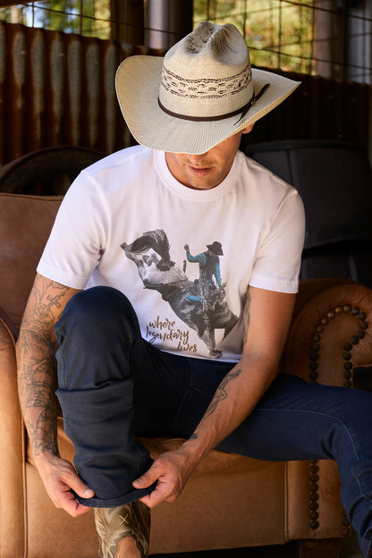 Wrangler Hudson Bangora Hat - Natural/Coffee