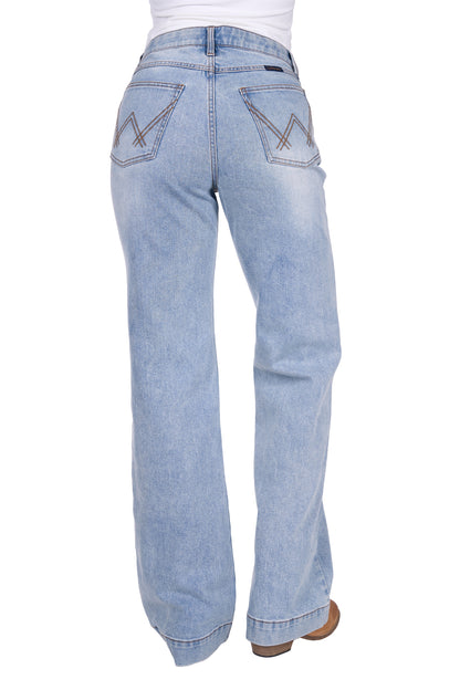 Wrangler Women’s Brianna Trouser Jean - Willow 34” Leg