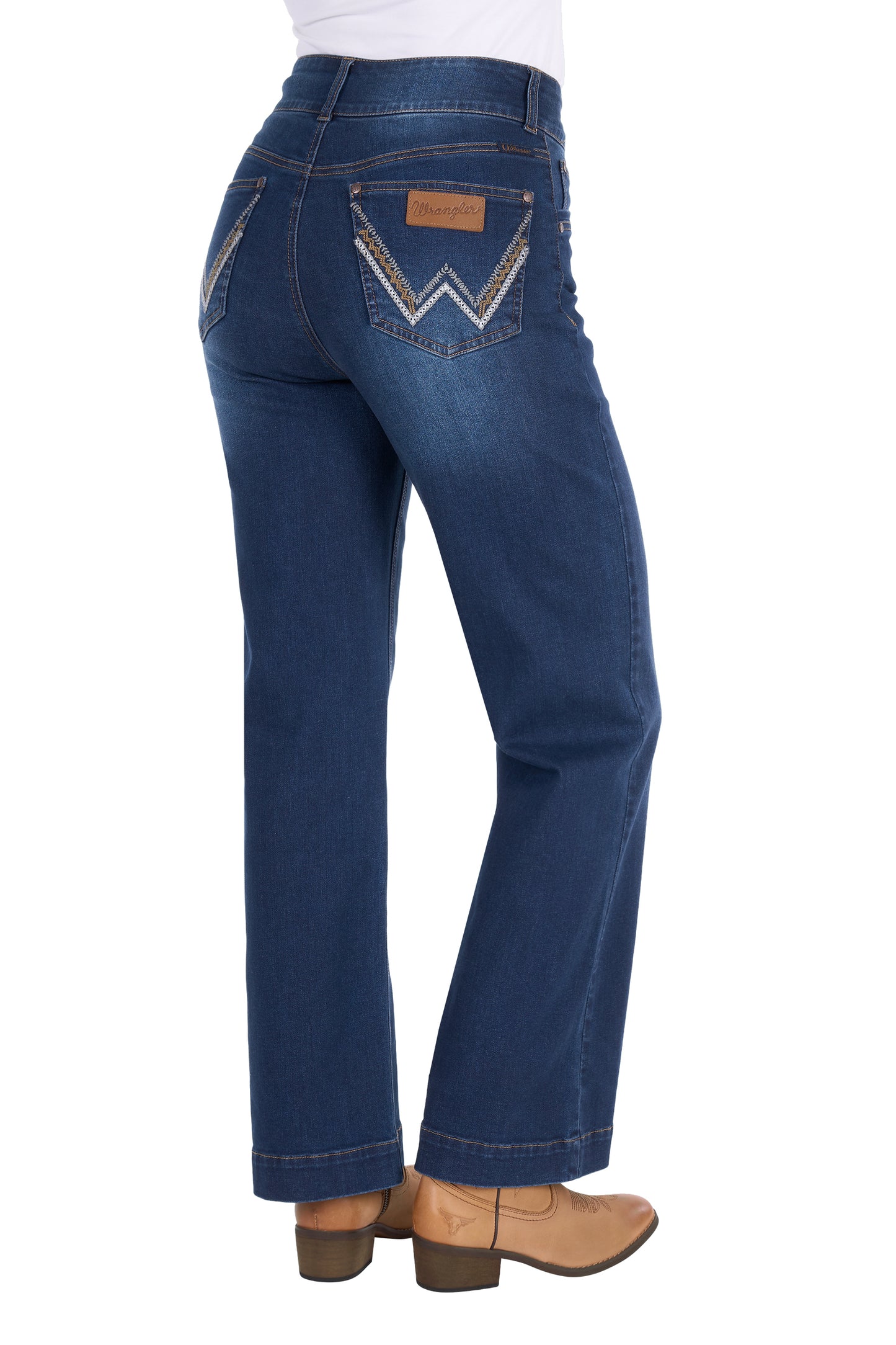 Wrangler Women’s Chloe High Rise Wide Leg Jean - 30" Leg