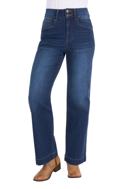 Wrangler Women’s Chloe High Rise Wide Leg Jean - 30" Leg