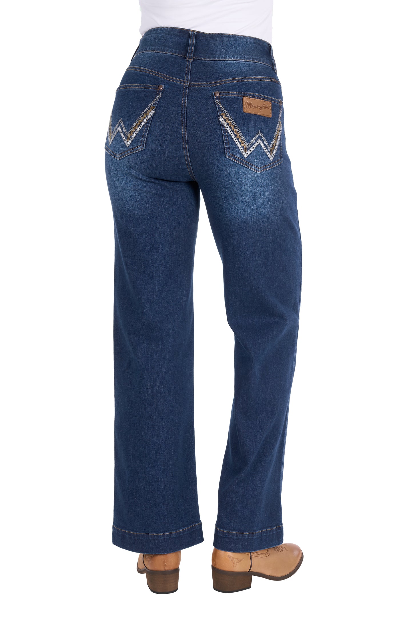 Wrangler Women’s Chloe High Rise Wide Leg Jean - 30" Leg