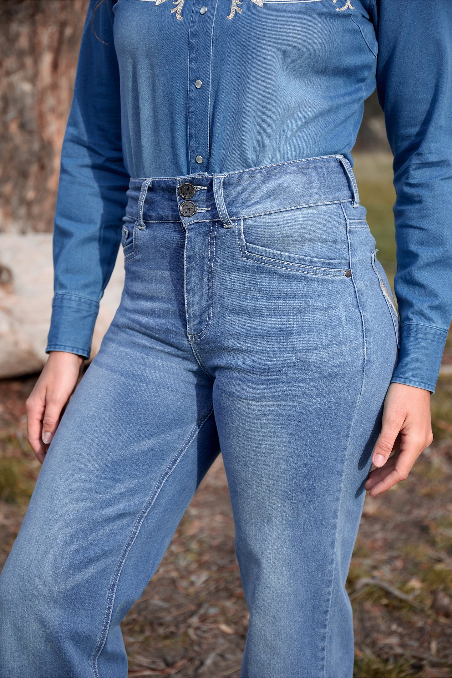 Wrangler Women’s Chloe High Rise Wide Leg Jean XCP2258580 - 30” LEG