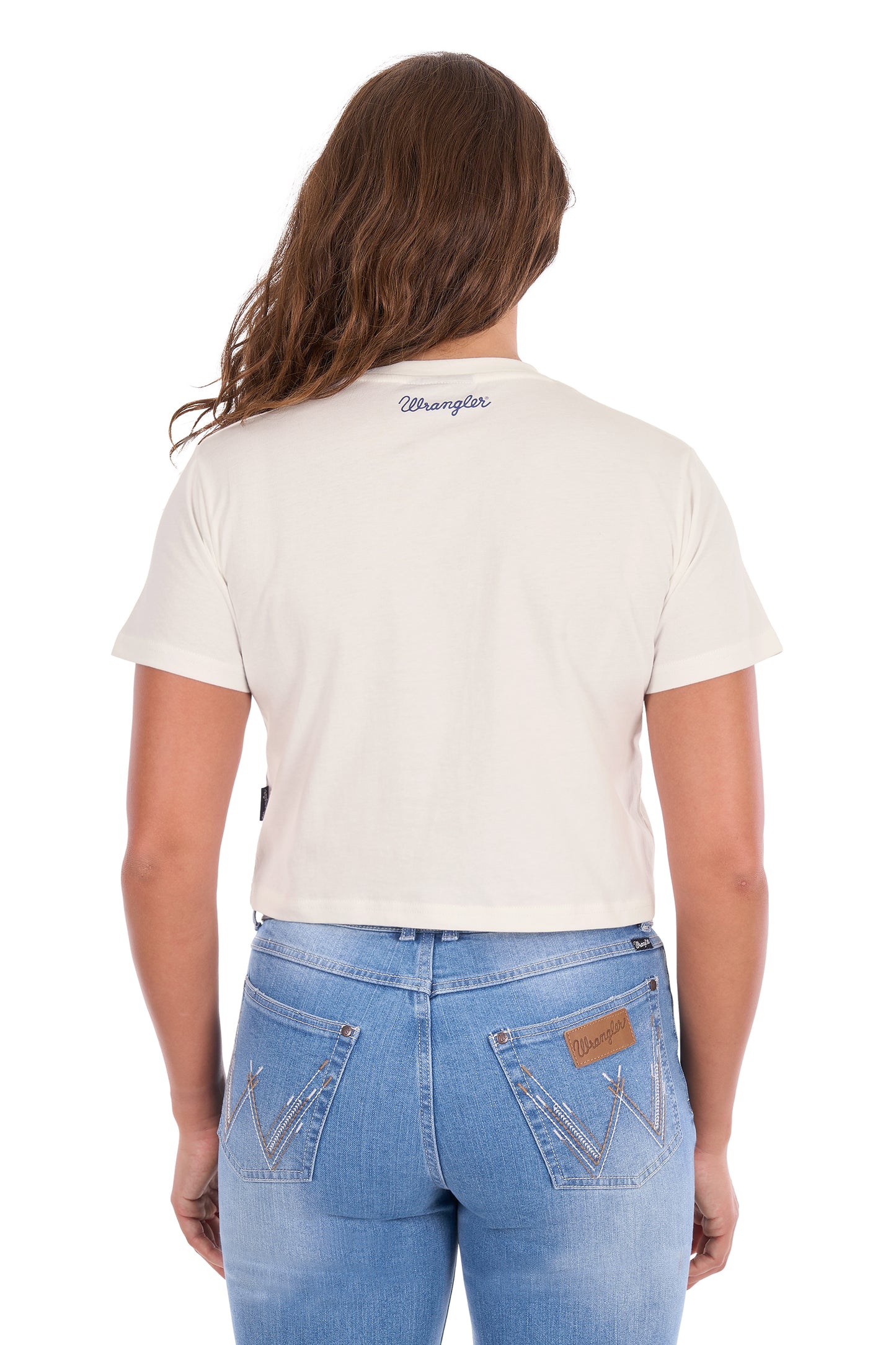 Wrangler Women’s Cindy Crop Short Sleeve Tee