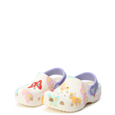 Crocs Toddler Classic Clog - Butterfly graphic