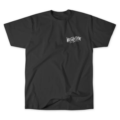 Whiskey Bent Hat Co. Beach Front Dark Grey T-shirt
