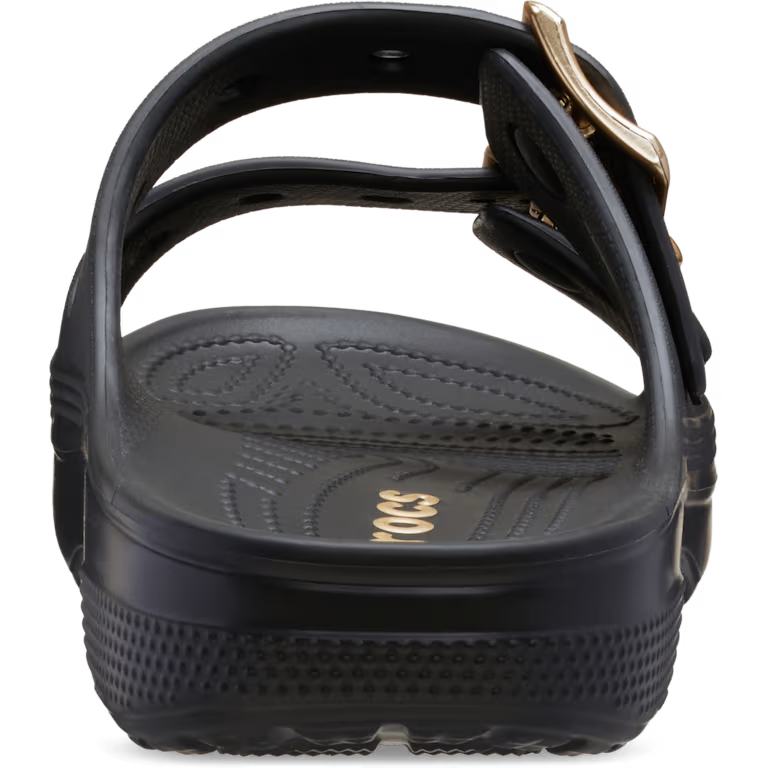 Crocs Saturday Metallic Buckle Sandal - Black