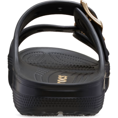 Crocs Saturday Metallic Buckle Sandal - Black