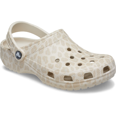 Crocs Classic Animal Clog - Almond Tint/Leopard