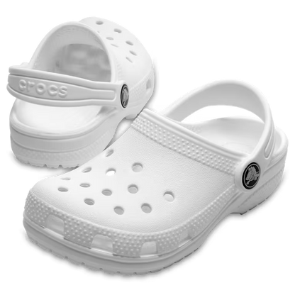 Crocs Kids Classic Clog - White