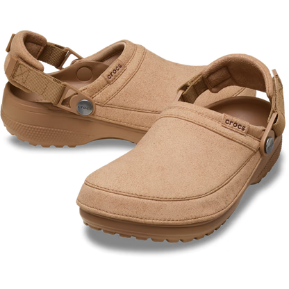 Crocs Classic Crafted Vegan Suede Clog - Milk Chocolate