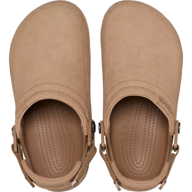 Crocs Classic Crafted Vegan Suede Clog - Milk Chocolate