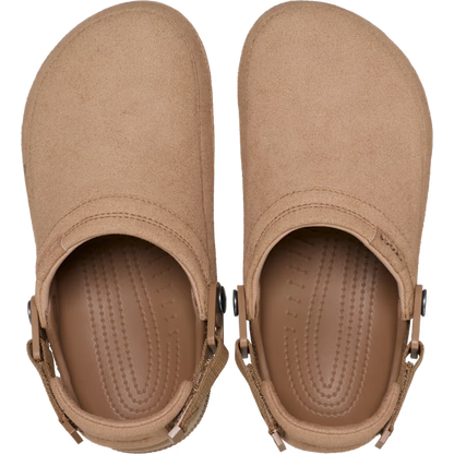 Crocs Classic Crafted Vegan Suede Clog - Milk Chocolate