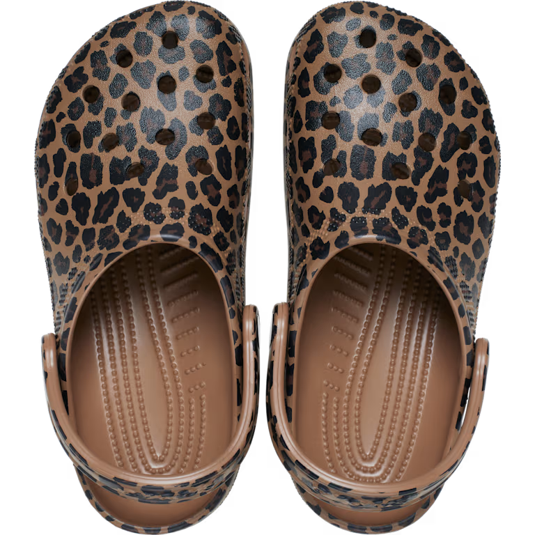 Crocs Classic Animal Clog - Sepia/ Leopard
