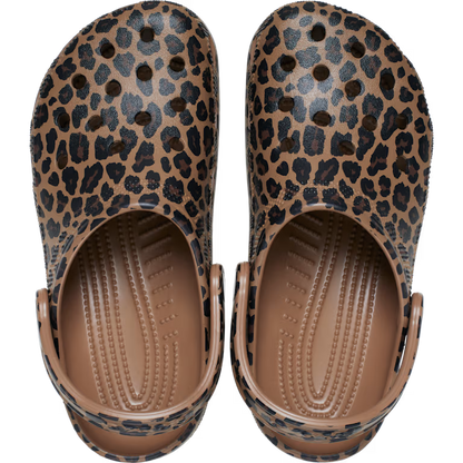 Crocs Classic Animal Clog - Sepia/ Leopard