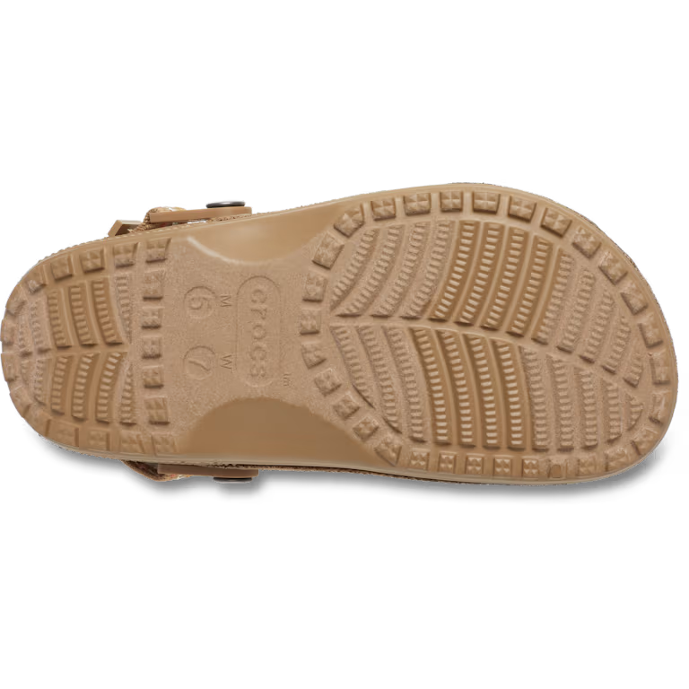 Crocs Crafted Vegan Suede Stitch Clog - Sepia