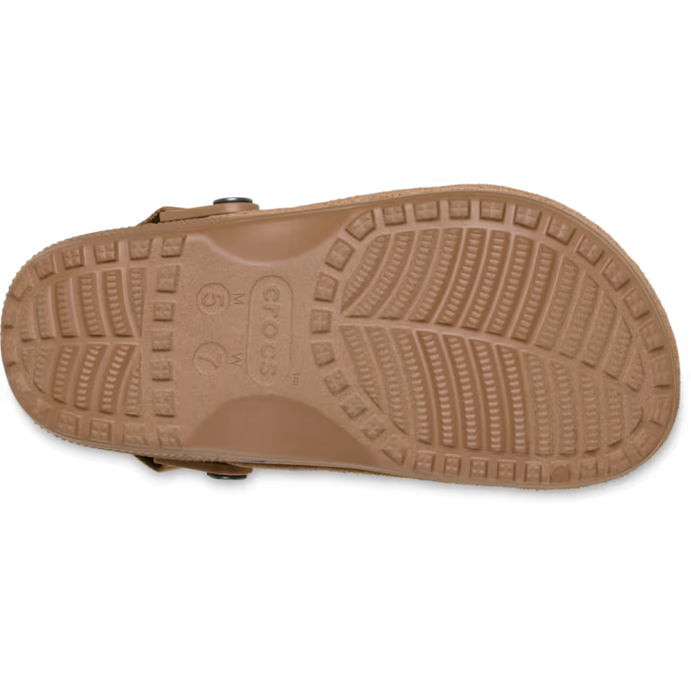 Crocs Classic Crafted Vegan Suede Clog - Milk Chocolate