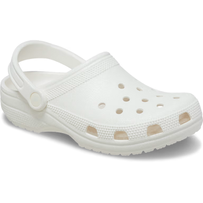 Crocs Unisex Classic Clog - Glitter White