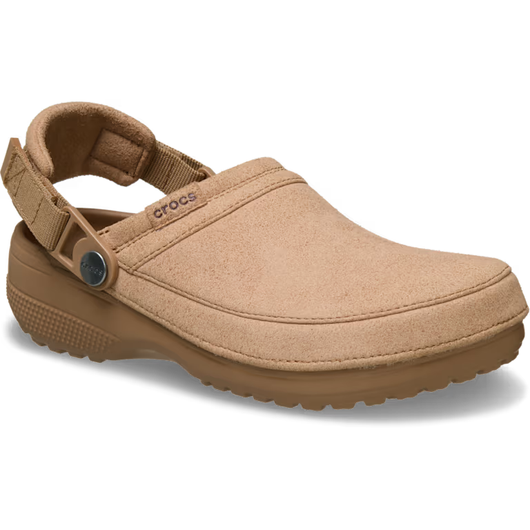 Crocs Classic Crafted Vegan Suede Clog - Milk Chocolate