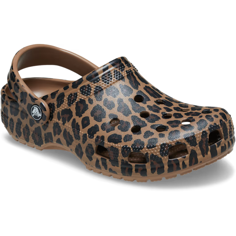 Crocs Classic Animal Clog - Sepia/ Leopard