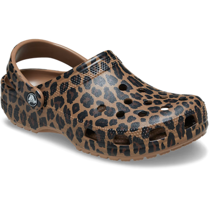 Crocs Classic Animal Clog - Sepia/ Leopard