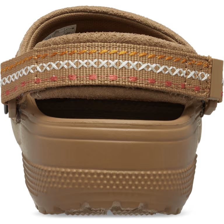 Crocs Crafted Vegan Suede Stitch Clog - Sepia