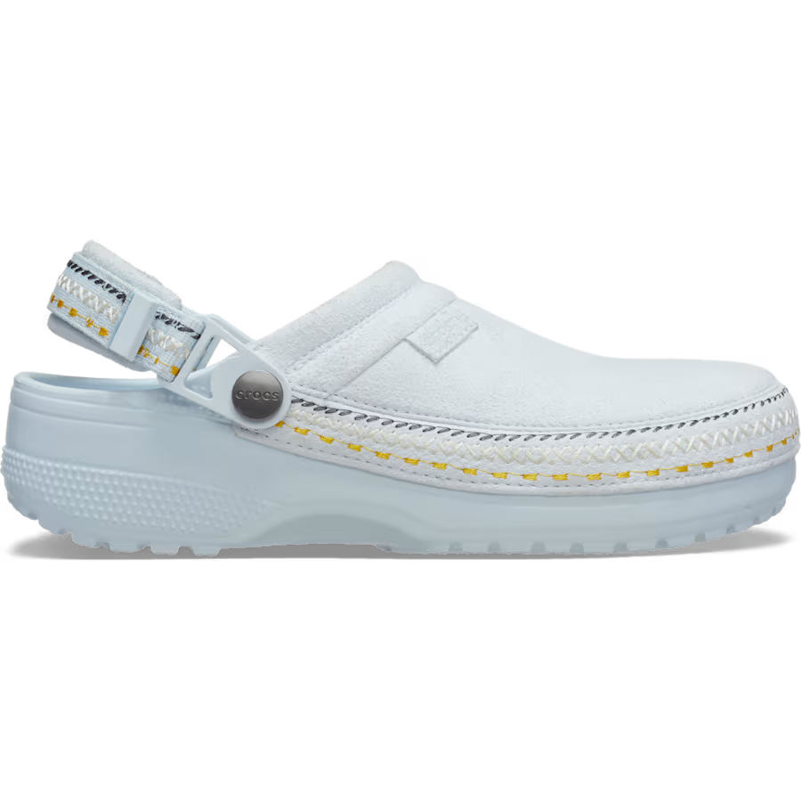 Crocs Crafted Vegan Suede Stitch Clog - Sky Ice
