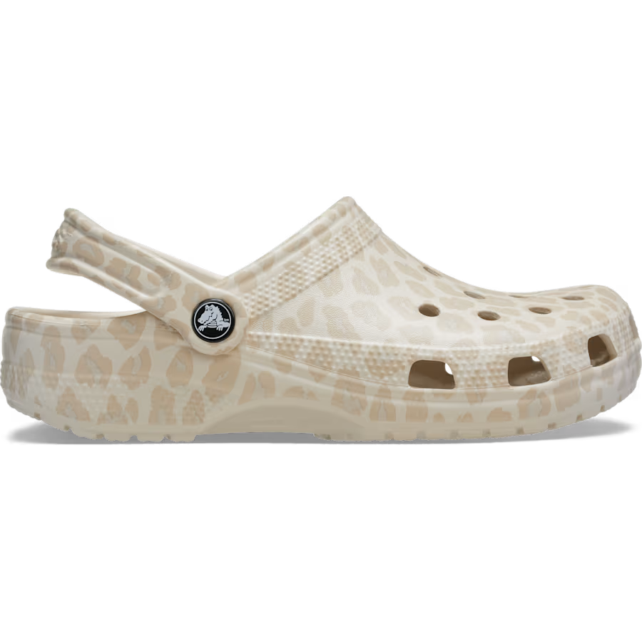 Crocs Classic Animal Clog - Almond Tint/Leopard