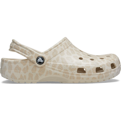 Crocs Classic Animal Clog - Almond Tint/Leopard