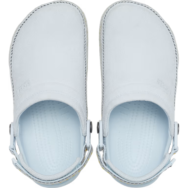 Crocs Crafted Vegan Suede Stitch Clog - Sky Ice