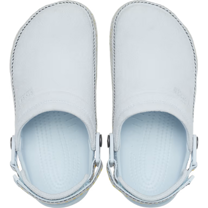 Crocs Crafted Vegan Suede Stitch Clog - Sky Ice