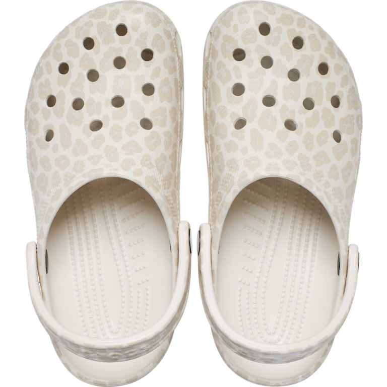 Crocs Classic Animal Clog - Almond Tint/Leopard