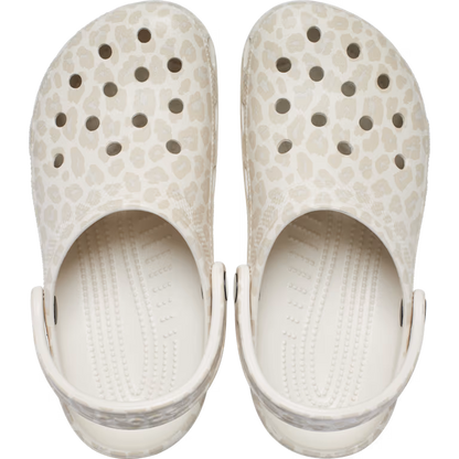 Crocs Classic Animal Clog - Almond Tint/Leopard
