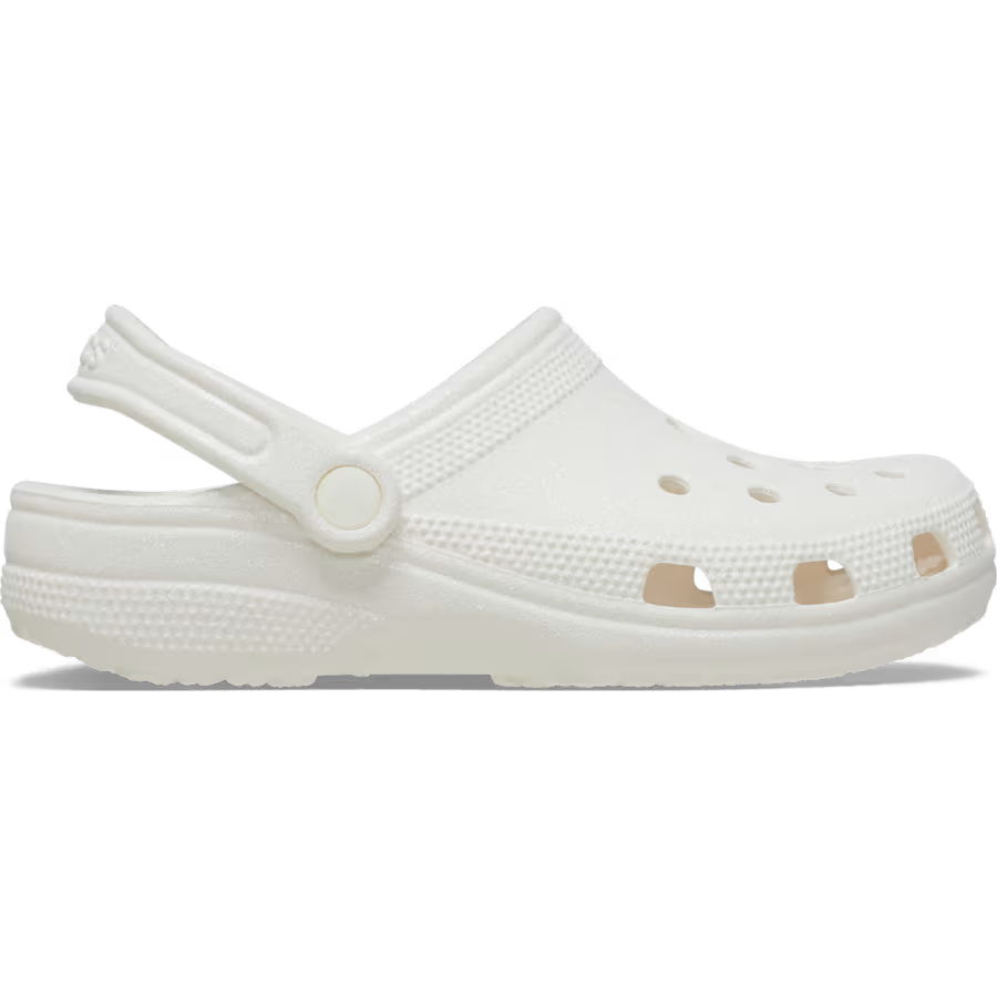 Crocs Unisex Classic Clog - Glitter White